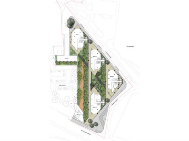 Neo Bankside, Rogers Stirk Harbour Partners, london, gillespies, eco residences, natural daylight, landscape gardens