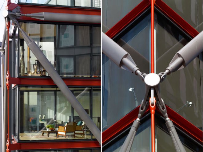 Neo Bankside, Rogers Stirk Harbour Partners, london, gillespies, eco residences, natural daylight, landscape gardens