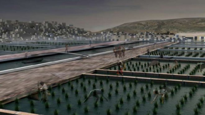 Nile Hydropolis, Marion Ottmann, Margaux Leycuras, Anne-Hina Mallette, silt lake city, nile river, floating cities,
