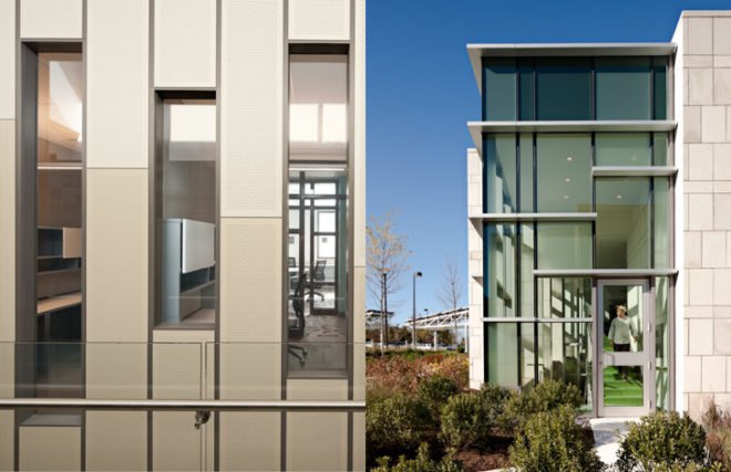 North Shore Community College, Danvers, Massachusetts, DiMella Shaffer, sustainable, LEED Gold, ZNEB, Zero Net Energy Building, energy efficient, solar power, geothermal, daylight, Health Professions, Student Services, Peter Shaffer, net zero