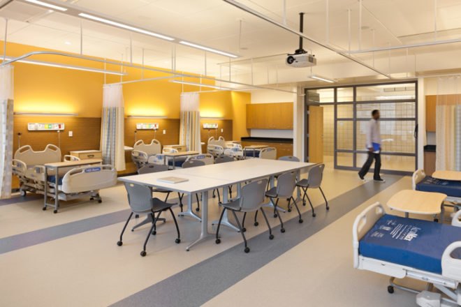 North Shore Community College, Danvers, Massachusetts, DiMella Shaffer, sustainable, LEED Gold, ZNEB, Zero Net Energy Building, energy efficient, solar power, geothermal, daylight, Health Professions, Student Services, Peter Shaffer, net zero