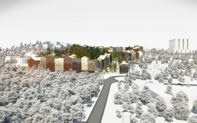 Parkhill Project, Nice Architects, bratislava, slovakia, urban design, urban park, mixed use development, 2ka landscape architects