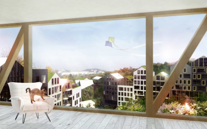 Parkhill Project, Nice Architects, bratislava, slovakia, urban design, urban park, mixed use development, 2ka landscape architects