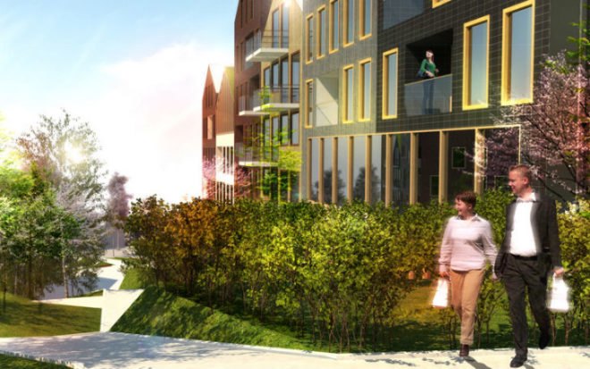 Parkhill Project, Nice Architects, bratislava, slovakia, urban design, urban park, mixed use development, 2ka landscape architects