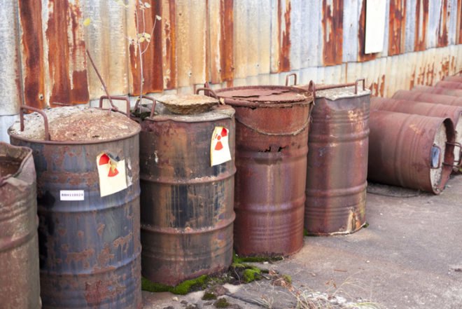 Radioactive waste, barrels, hazardous waste, radioactive waste symbol, toxic waste, radioactive material
