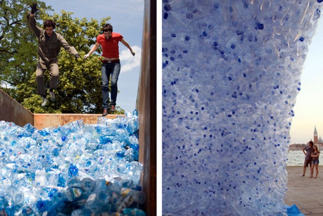 Devebere, Venice Architecture Biennale, PET Bottles, Rodrigo Garcia, Maciej Siuda, Gau:di, recycled PET, public art, installations, venice, Architecture, Art, Urban design, Recycled Materials, interactive