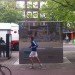 en design, eco design, sustainable design, Roeland Otten, Trompe L'oeil installation, Dutch design, Amsterdam, rotterdam, transformed public toilet, public art installations