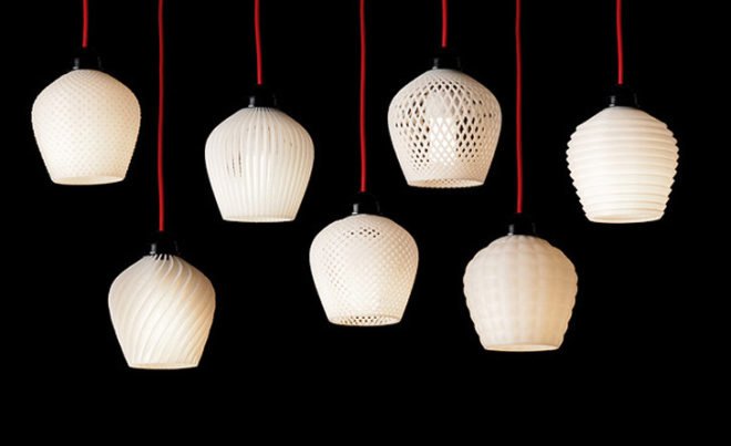 green design, eco design, sustainable design, MakerBot, 3d Printing, 3D printed lampshade, le Fabshop, IKEA lampshade, Samuel Bernier