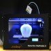 green design, eco design, sustainable design, MakerBot, 3d Printing, 3D printed lampshade, le Fabshop, IKEA lampshade, Samuel Bernier