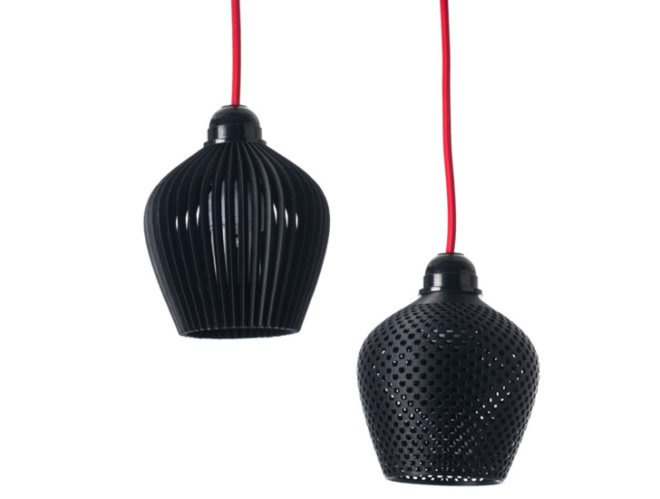 green design, eco design, sustainable design, MakerBot, 3d Printing, 3D printed lampshade, le Fabshop, IKEA lampshade, Samuel Bernier