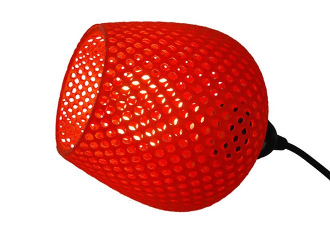 green design, eco design, sustainable design, MakerBot, 3d Printing, 3D printed lampshade, le Fabshop, IKEA lampshade, Samuel Bernier