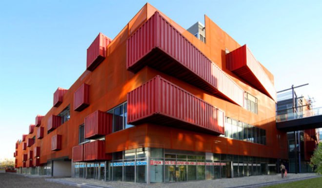 Sanlitun South, LOT-EK, sanlitun village, beijing, shipping containers, cargotecture, eco shopping mall, the oval partnership