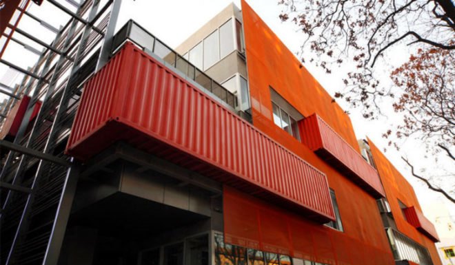 Sanlitun South, LOT-EK, sanlitun village, beijing, shipping containers, cargotecture, eco shopping mall, the oval partnership