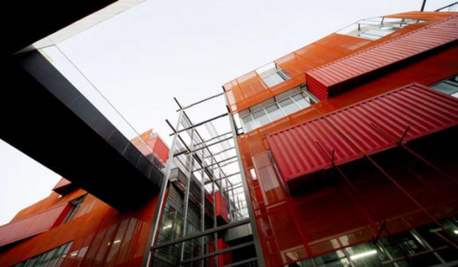 Sanlitun South, LOT-EK, sanlitun village, beijing, shipping containers, cargotecture, eco shopping mall, the oval partnership