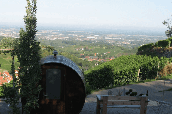 Germany, The Black Forest, Schlafen im Weinfass, wine barrel rooms, wine barrel hotel, vineyards, wine-making, Sasbachwalden, Air BnB, funky hotel, recycled wine barrels, recycled materials, green design, sustainable design, eco-design, eco-tourism, sustainable tourism