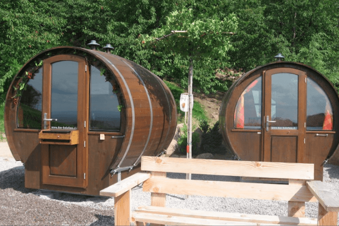 Germany, The Black Forest, Schlafen im Weinfass, wine barrel rooms, wine barrel hotel, vineyards, wine-making, Sasbachwalden, Air BnB, funky hotel, recycled wine barrels, recycled materials, green design, sustainable design, eco-design, eco-tourism, sustainable tourism