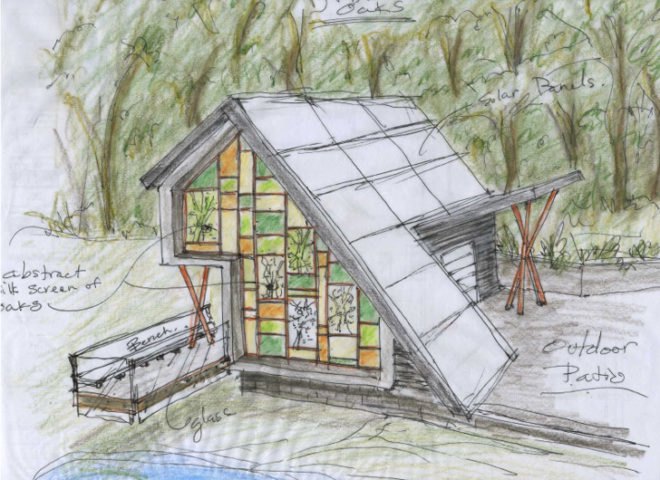 Studio 2G, San Luis Obispo, California, Shale Oak Winery, sustainable, LEED Gold, USGBC, Green Hospitality and Tourism Award, winery, wine, passive solar, rainwater collection