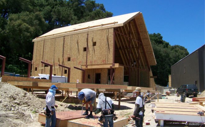 Studio 2G, San Luis Obispo, California, Shale Oak Winery, sustainable, LEED Gold, USGBC, Green Hospitality and Tourism Award, winery, wine, passive solar, rainwater collection