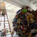Small Moons, suttonberesculler, land of tomorrow, artwithoutwalls, louisville, eco art, green art, discarded objects