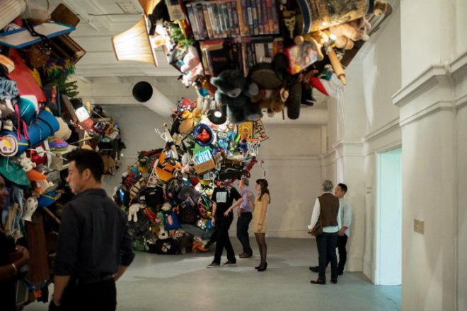 Small Moons, suttonberesculler, land of tomorrow, artwithoutwalls, louisville, eco art, green art, discarded objects