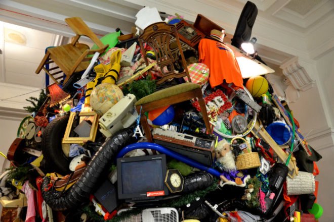 Small Moons, suttonberesculler, land of tomorrow, artwithoutwalls, louisville, eco art, green art, discarded objects