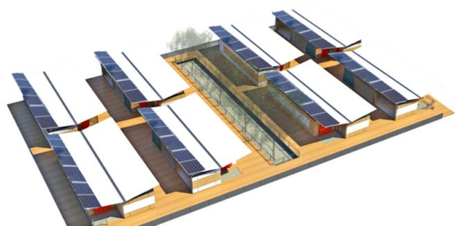 Sprout Space, Perkins Will, prefab classroom, modular classroom, green school, eco school, national building museum