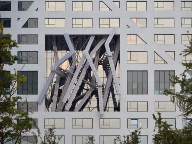 green design, eco design, sustainable design, Sliced Porosity Block, Capitaland Raffles City, Steven Holl Architects, Chengdu China, Du Fu, LEED Gold Buildings China