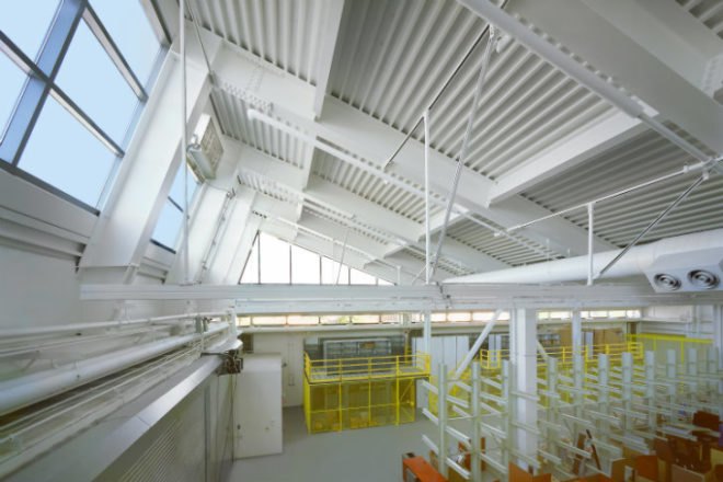 Sunrise Facilities Maintenance Yard, Gruzen Samton IBI Group, sunrise yards, leed platinum, dot maintenance facility, queens
