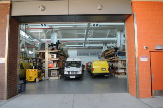 Sunrise Facilities Maintenance Yard, Gruzen Samton IBI Group, sunrise yards, leed platinum, dot maintenance facility, queens
