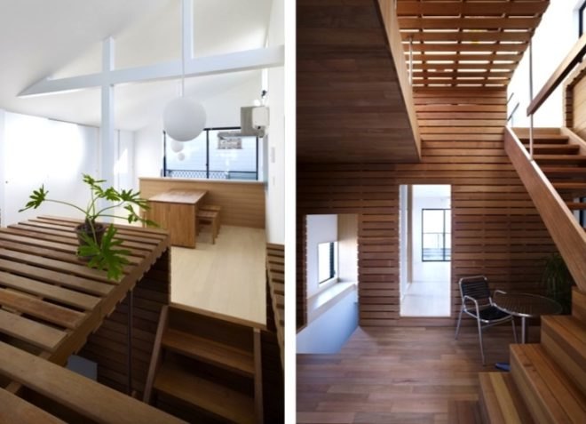 daylighting, switch box, deck lumber, japanese design, japanese architecture, green renovation, natural ventilation, adaptive reuse, mixed use home, home office, japan, Naf Architect and Design, sustainable design, green design