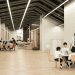 Kengo Kuma Architects, Tokyo, Japan, Teikyo University Elementary School, green design, sustainable design, eco-design, Japanese design, solar gain, energy efficiency, daylighting, rainwater harvesting system, recycled materials, urban design,