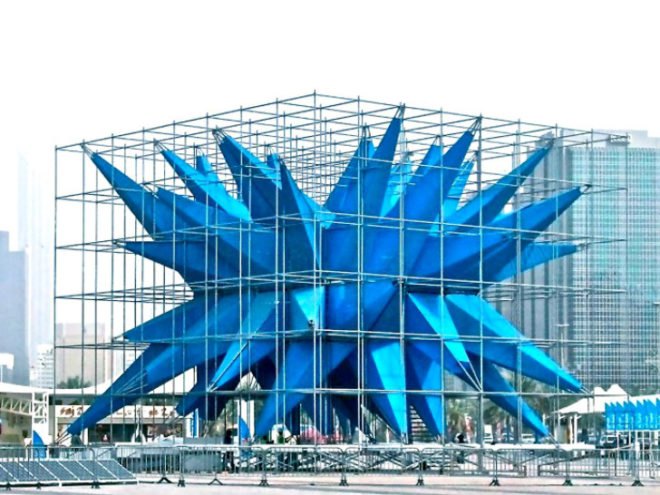 Wendy in Abu Dhabi, HWKN, wendy abroad, abu dhabi sustainability week, air quality, architecture installation