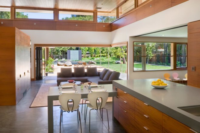 Wheeler Residence, William Duff Architects, Menlo Park, San Francisco, Sustainable, Residence, Pool, Fibonacci, natural ventilation, passive solar, daylighting, solar hot water, photovoltaics, hydronic floor heating