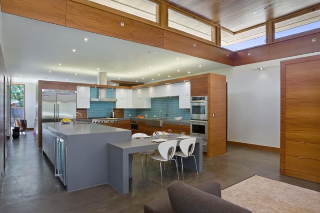 Wheeler Residence, William Duff Architects, Menlo Park, San Francisco, Sustainable, Residence, Pool, Fibonacci, natural ventilation, passive solar, daylighting, solar hot water, photovoltaics, hydronic floor heating