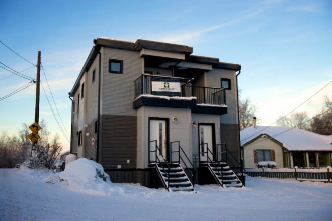 Yellowknife Duplex 2, SMPL Design Studio, modhome developments, prefab, northwest territories, energy efficient home