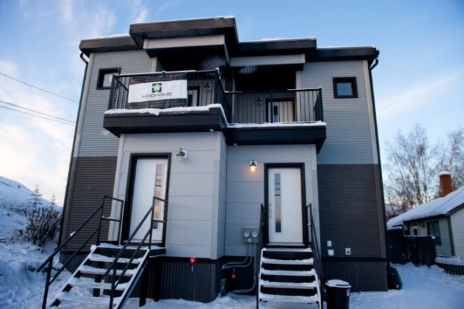 Yellowknife Duplex 2, SMPL Design Studio, modhome developments, prefab, northwest territories, energy efficient home