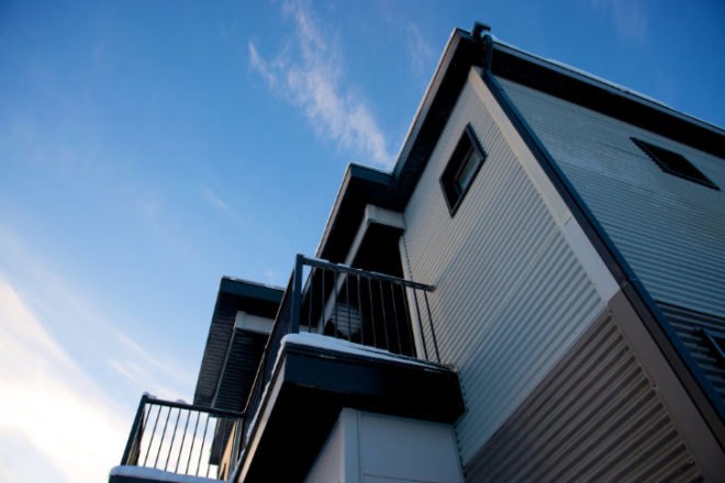 Yellowknife Duplex 2, SMPL Design Studio, modhome developments, prefab, northwest territories, energy efficient home