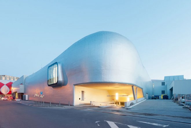Ice Rink of Liège, l'Escaut, ice rink, belgium, whale shaped ice rink, energy efficient design