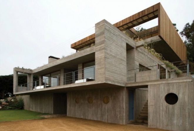Elton + Léniz, Casa el Pangue, leveled residence, tiered house, sustainable design, eco architecture, green design