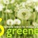 reusable water bottles, eco friendly cleaners, eco-friendly, walking, cycling, bike, landfill, clean water, reduce food waste, meal planning