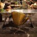 Las Vegas Market, Sustainable Furnishings, Green Furniture, Eco Home, four hands, recycled metal, salvaged aluminium, airplane wings, green metal furniture
