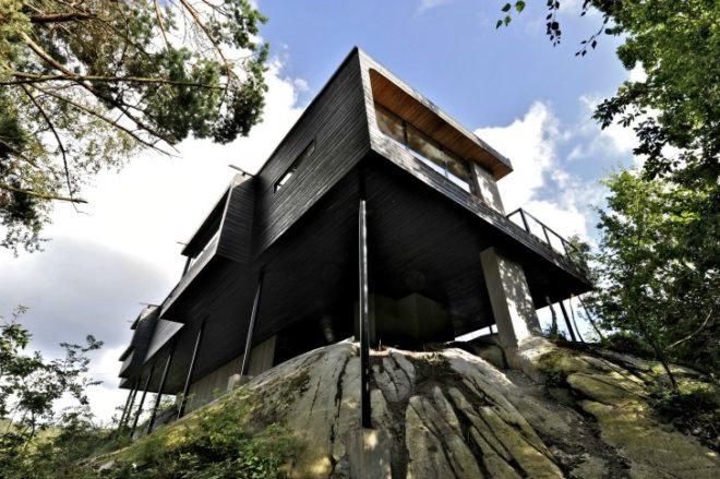trekronekabin, tommie wilhelmsen, sustainable architecture, treehouse design, green design, eco architecture, local materials