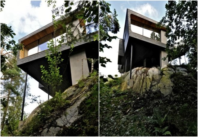 trekronekabin, tommie wilhelmsen, sustainable architecture, treehouse design, green design, eco architecture, local materials