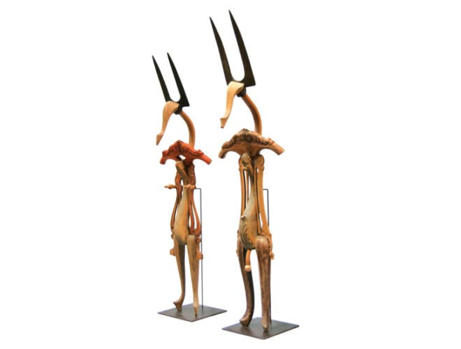 marc sparfel, animals, furniture, sculpture, recycled, repurpose, wood, metal