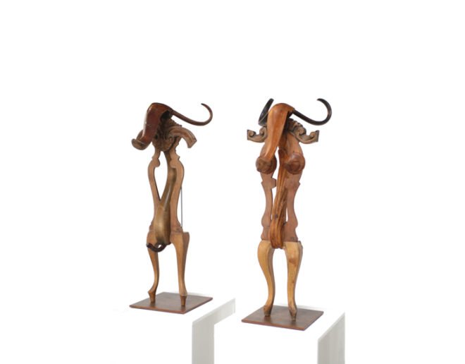 marc sparfel, animals, furniture, sculpture, recycled, repurpose, wood, metal