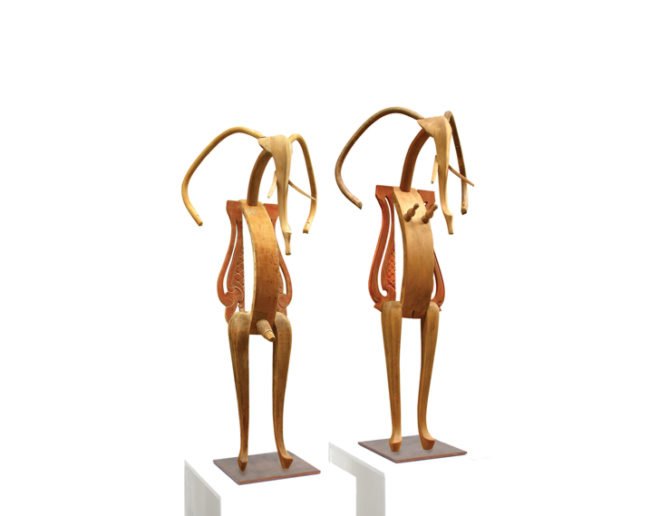 marc sparfel, animals, furniture, sculpture, recycled, repurpose, wood, metal