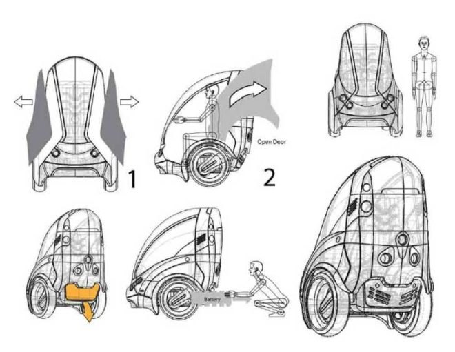 vincentchan, citi transmitter, modular, vehicle system, smart, sustainable cities,city, urban design, transport, personal, transportation, segway