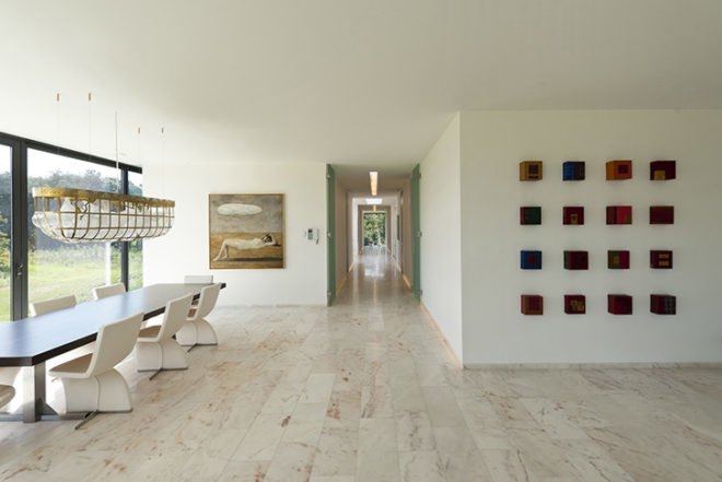 123DV, The Bridge House, Heat Mirror glass, private well, solar panels, Achterhoek, The Netherlands, stucco, Architecture, Solar Power, Water Issues, Renewable Energy, energy efficiency, Recycling / Compost
