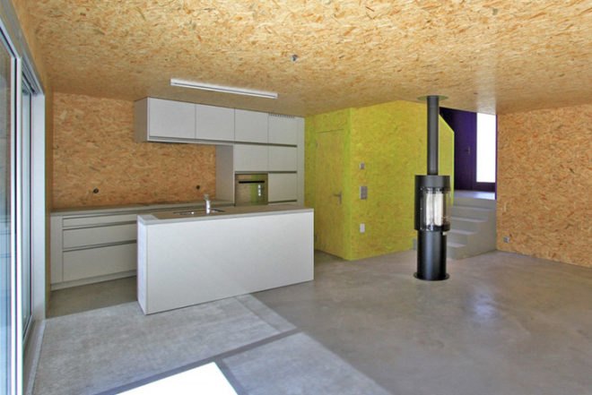 ARCHI7, MMR, OSB, Colorful, family home, Mélèze, local materials, bold colors, Switzerland, Architecture, Daylighting, Recycled Materials, Green Lighting,