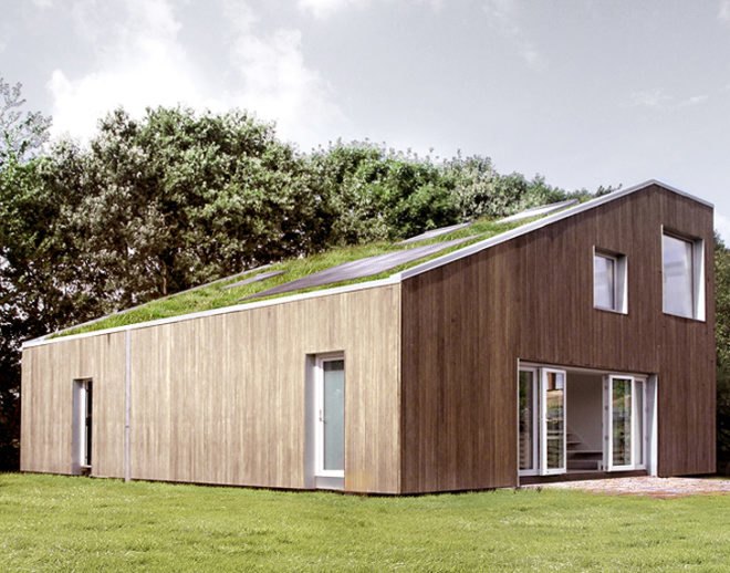 green design, eco design, sustainable design, shipping container home, Acgency, WFH House, green roof, Wuxi, China, modular homes, recycled home